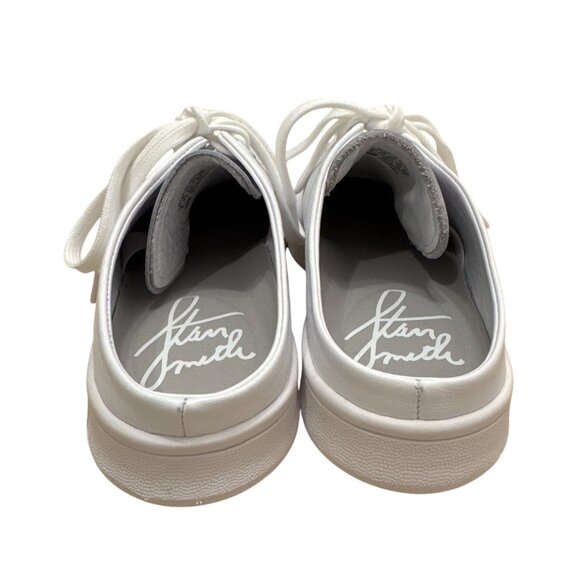 Adidas Stan Smith‎ White Slip-On Sneakers Mens US 8 Leather Casual Shoes